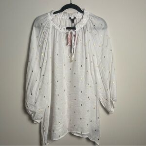 Harve Bernard Boho flowy shirt 3x NWT